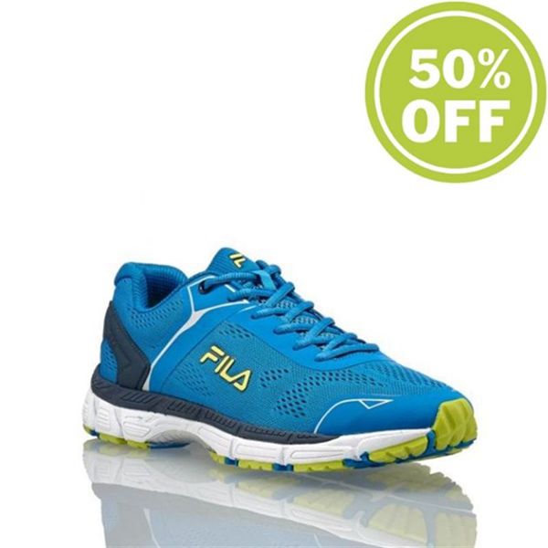 Tênis Running Fila Homem Azuis/Verdes Luz Verdes - Fila Shock Fxt Functional Portugal Lisboa,KTCV-16